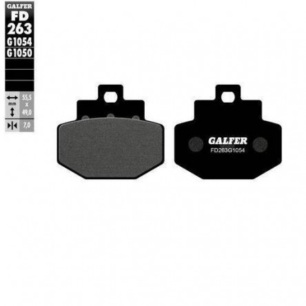 FD263G1054 PASTILLES DE FRE MOTO GALFER (SEMI METAL BRAKE PADS)
