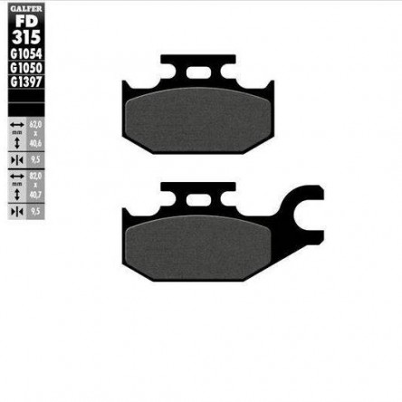 FD315G1050 PASTILLES DE FRE MOTO GALFER (SCOOTER BRAKE PADS)