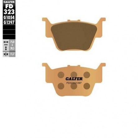 FD323G1397 PASTILLES DE FRE MOTO GALFER (SINTER QUADS BRAKE PADS)
