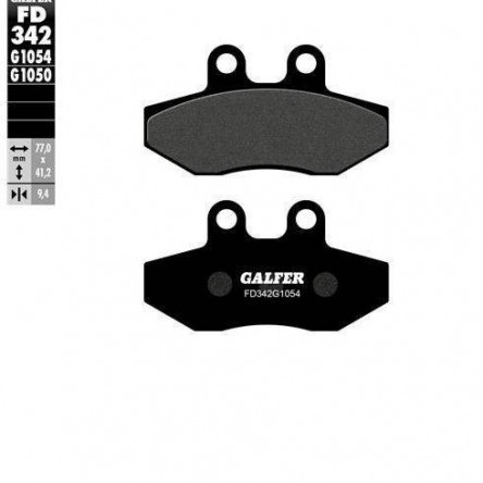 FD342G1054 PASTILLAS DE FRENO MOTO GALFER (SEMI METAL BRAKE PADS)