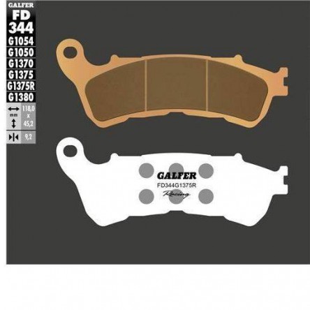 FD344G1375R PASTILLES DE FRE MOTO GALFER (SINTER SPORT RACING BRAKE PADS)