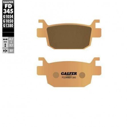 FD345G1380 PASTILLAS DE FRENO MOTO GALFER (SINTER SCOOTER BRAKE PADS)