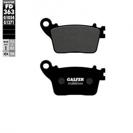 FD363G1054 PASTILLES DE FRE MOTO GALFER (SEMI METAL BRAKE PADS)
