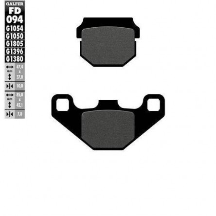 FD094G1050 PASTILLES DE FRE MOTO GALFER (SCOOTER BRAKE PADS)