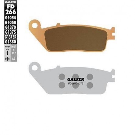 FD266G1375 PASTILLES DE FRE MOTO GALFER (SINTER SPORT BRAKE PADS)