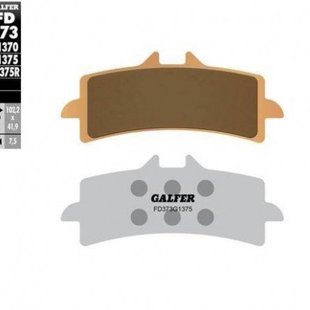 FD373G1375 PASTILLES DE FRE MOTO GALFER (SINTER SPORT BRAKE PADS)