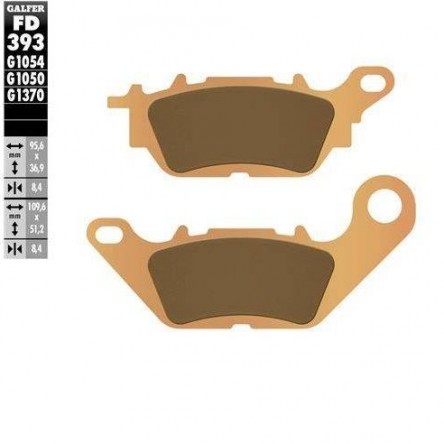 FD393G1370 PASTILLAS DE FRENO MOTO GALFER (SINTER STREET BRAKE PADS)