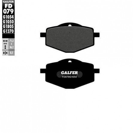 FD079G1054 PASTILLAS DE FRENO MOTO GALFER (SEMI METAL BRAKE PADS)