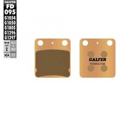 FD095G1396 PASTILLES DE FRE MOTO GALFER (SINTER OFF-ROAD BRAKE PADS)