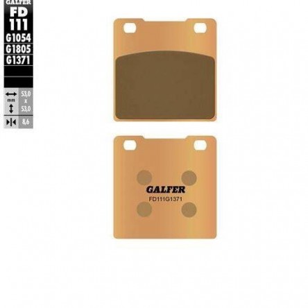 FD111G1371 PASTILLES DE FRE MOTO GALFER (SINTER STREET BRAKE PADS)