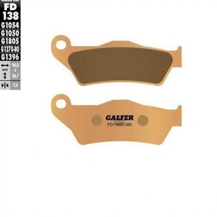 FD138G1380 PASTILLES DE FRE MOTO GALFER (SINTER SCOOTER BRAKE PADS)