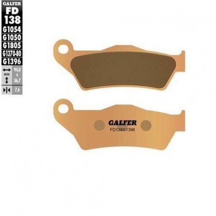 FD138G1396 PASTILLES DE FRE MOTO GALFER (SINTER OFF-ROAD BRAKE PADS)
