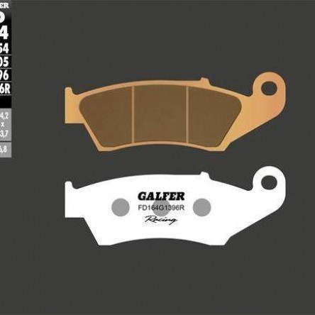 FD164G1396R PASTILLES DE FRE MOTO GALFER (SINTER RACING OFF-ROAD BRAKE PADS)