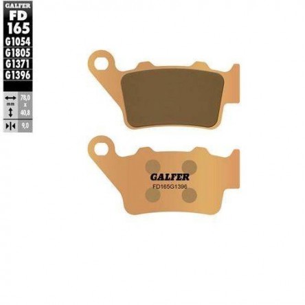FD165G1396 PASTILLES DE FRE MOTO GALFER (SINTER OFF-ROAD BRAKE PADS)