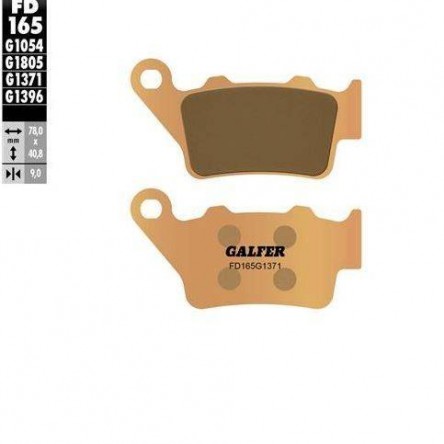 FD165G1371 PASTILLES DE FRE MOTO GALFER (SINTER STREET BRAKE PADS)