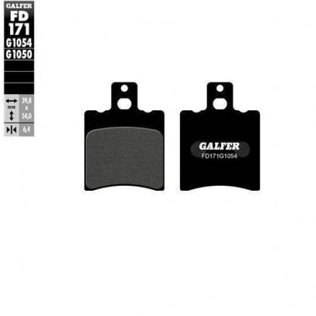 FD171G1054 PASTILLES DE FRE MOTO GALFER (SEMI METAL BRAKE PADS)