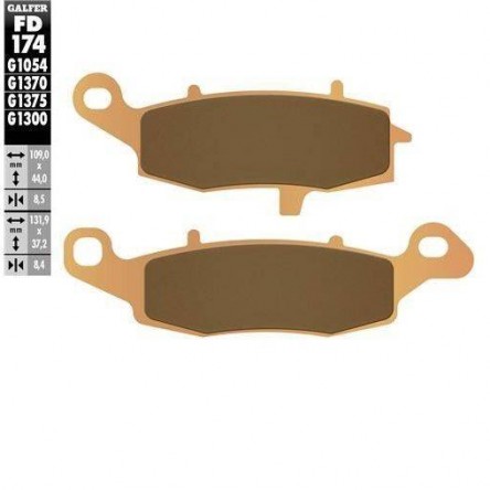 FD174G1370 PASTILLES DE FRE MOTO GALFER (SINTER STREET BRAKE PADS)