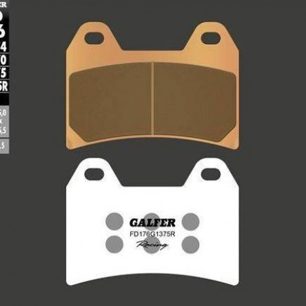 FD178G1375R PASTILLES DE FRE MOTO GALFER (SINTER SPORT RACING BRAKE PADS)