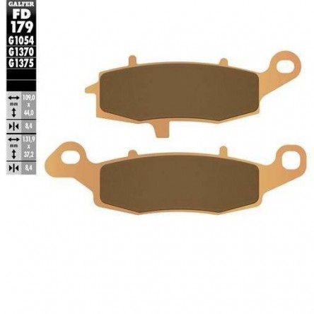 FD179G1375 PASTILLES DE FRE MOTO GALFER (SINTER STREET BRAKE PADS)