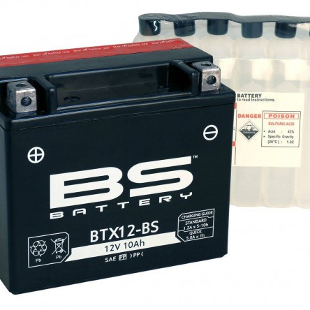 BATERIA BS BATTERY BTX12-BS 12V  10 AH