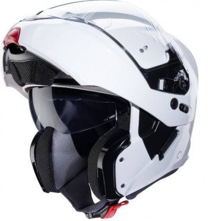 CASC ABATIBLE CABERG HORUS A5 BLANC METAL.LITZAT