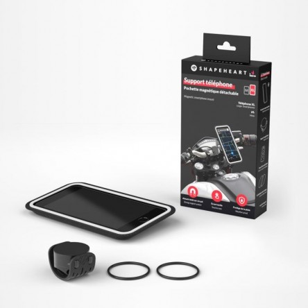 SHAPEHEART SOPORT MAGNÉTIC UNIVERSAL SMARTPHONE MANILLAR DE MOTO XL