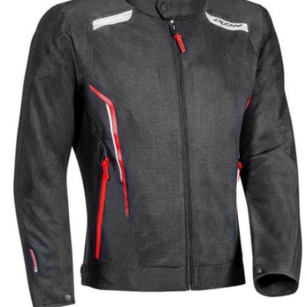 JAQUETA IXON COOL AIR NEGRE/BLANC/VERMELL