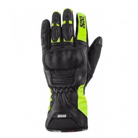 GUANTES IXS GLASGOW NEGRO/FLUOR