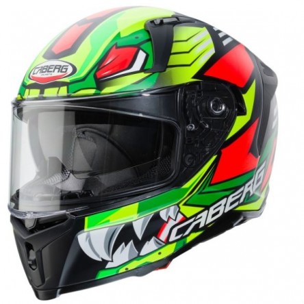 CASC INTEGRAL CABERG AVALON GIGA MATT BLACK/YELLOW FLUO/RED FLUO