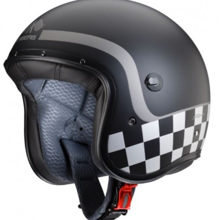 Casc JET CABERG FREERIDE G4 NERO OPACO/ANTRACITE/ARGENTO