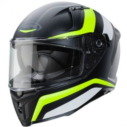 CASC INTEGRAL CABERG AVALON BLAST MATT BLACK/WHITE/YELLOW FLUO