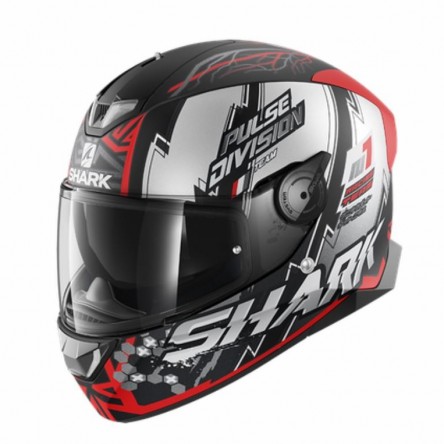 CASC INTEGRAL SHARK SKWAL 2 NOXXYS Mat Black Red Silver