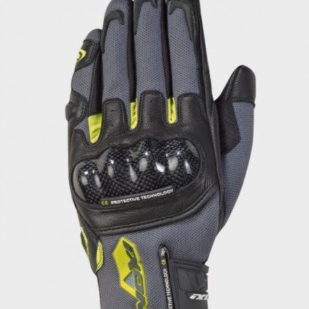 GUANTS IXON RS RISE AIR grey/black/bright yellow