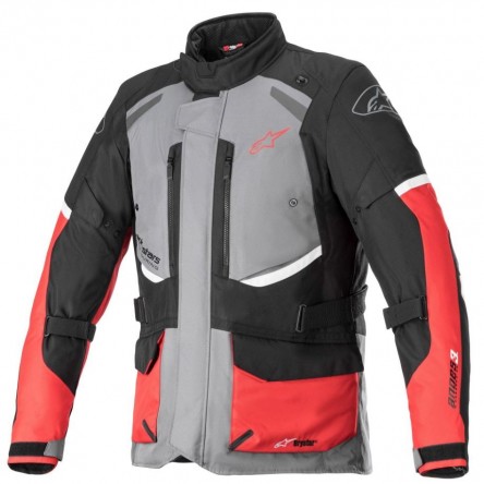 JAQUETA ALPINESTARS ANDES V3 DRYSTAR® DARK GRAY BLACK BRIGHT RED