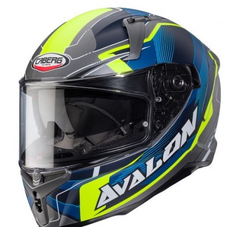 CASC INTEGRAL CABERG AVALON X OPTIC MATT GREY/BLUE/YELLOW FLUO ECE 22-06