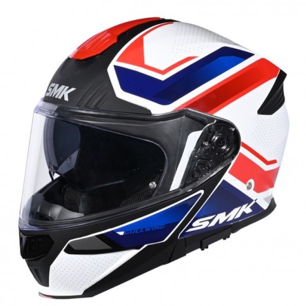 CASCO ABATIBLE SMK GULLWING SUPERTOUR DECORADO BRILLO (GL153)