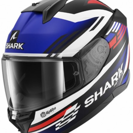 CASC INTEGRAL SHARK D-SKWAL 3 FIRSTLAP Mat Black Blue Red