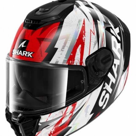 CASC INTEGRAL SHARK SPARTAN RS HIBOLT Black Red Chrom