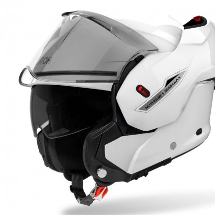 CASC ABATIBLE AIROH MATHISSE II COLOR WHITE GLOSS E06