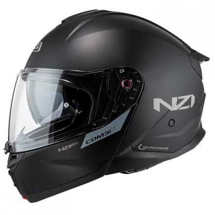 CASC ABATIBLE NZI COMBI 3 DUO NEGRE MATT BLACK UN/ECE R.22.06