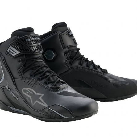 BOTES ALPINESTARS FASTER-4 DRYSTAR BLACK COOL GRAY