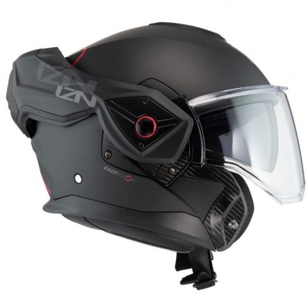 CASCO ABATIBLE NZI FASTBACK DUO SOLID NOUVEUA MATT BLACK