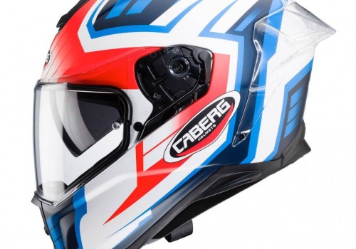 CASCO CABERG DRIFT EVO GAMA bc/rojo/azul